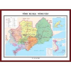 Bản đồ tỉnh Bà Rịa - Vũng Tàu