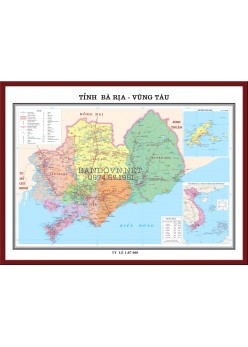 Bản đồ tỉnh Bà Rịa - Vũng Tàu