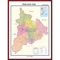 Bản đồ tỉnh Kon Tum