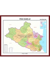 Bản đồ tỉnh Nghệ An
