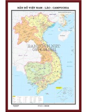 Bản đồ Việt Nam-Lào-Campuchia-VNC1