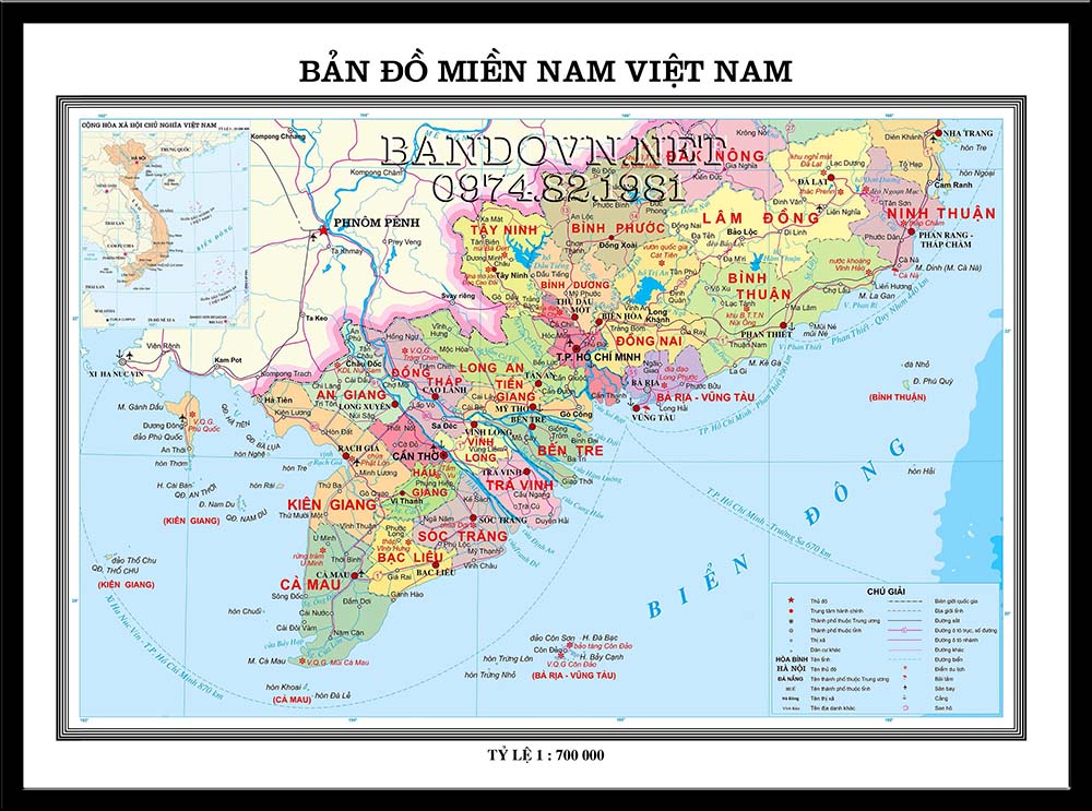 Ban Do Mien Nam Viet Nam Ban Ban Do Viet Nam The Gioi Kho Lon Viet Images